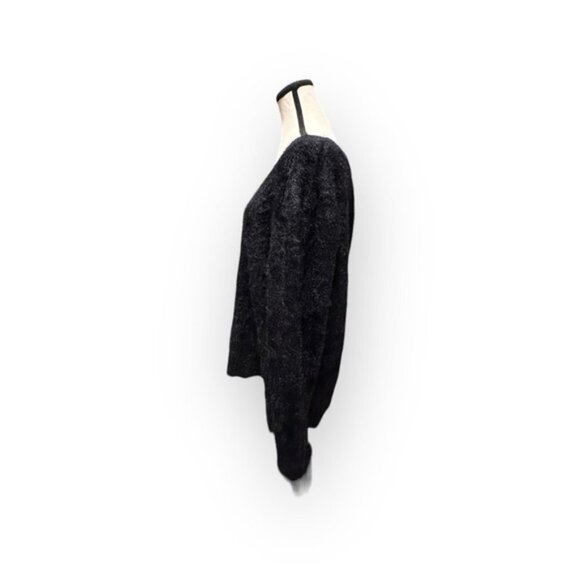 Women’s Becxy B 90’s Style Fuzzy Furry Sweater L Oversized - Picture 5 of 11